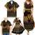 Kwanzaa Festival Family Matching Summer Maxi Dress and Hawaiian Shirt Kinara Candles African Pattern - Wonder Print Shop