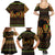 Kwanzaa Festival Family Matching Summer Maxi Dress and Hawaiian Shirt Kinara Candles African Pattern - Wonder Print Shop