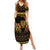 Kwanzaa Festival Family Matching Summer Maxi Dress and Hawaiian Shirt Kinara Candles African Pattern - Wonder Print Shop