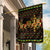 Kwanzaa Festival Garden Flag Kinara Candles African Pattern - Wonder Print Shop