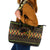 Kwanzaa Festival Leather Tote Bag Kinara Candles African Pattern - Wonder Print Shop