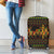 Kwanzaa Festival Luggage Cover Kinara Candles African Pattern - Wonder Print Shop