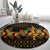 kwanzaa-festival-round-carpet-kinara-candles-african-pattern