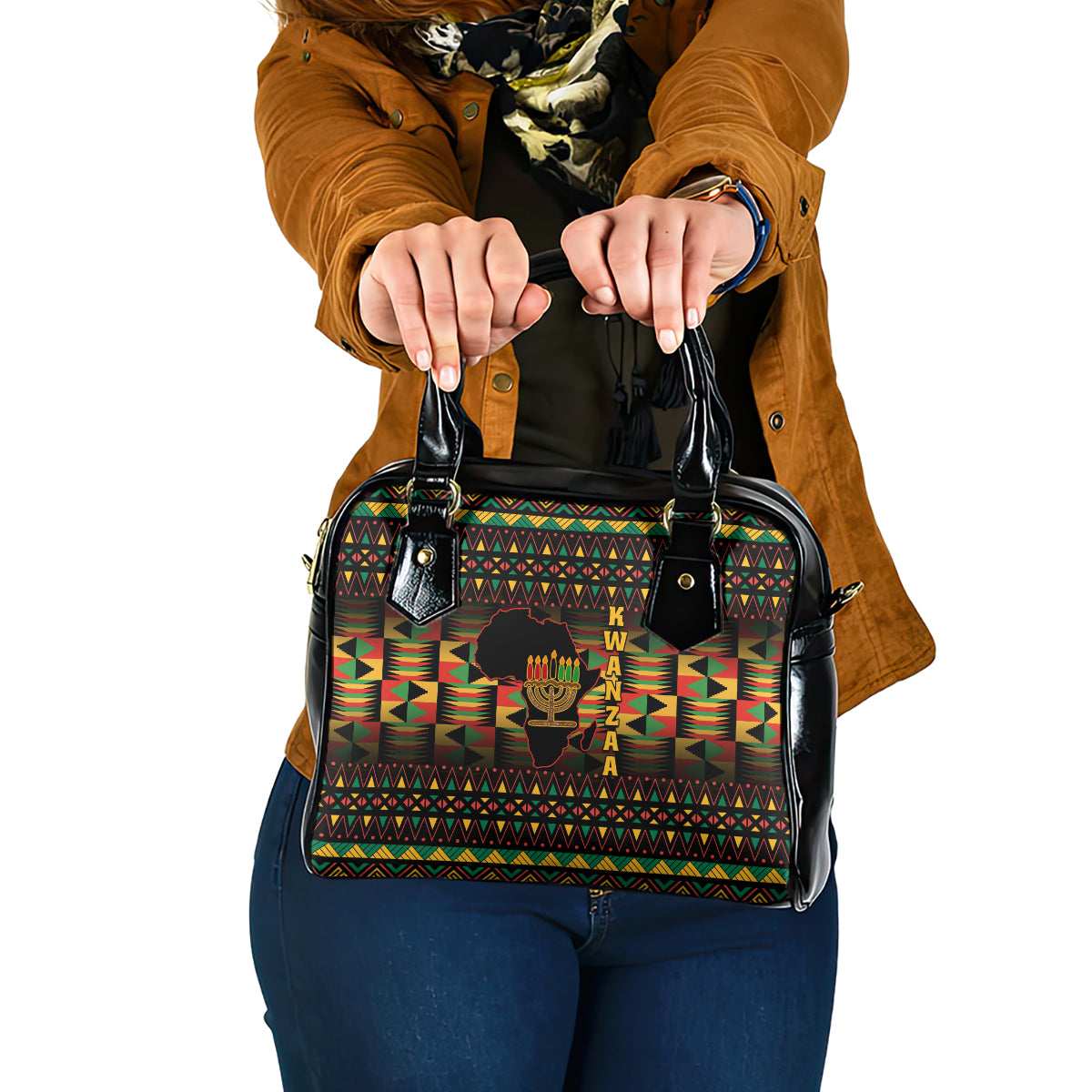 kwanzaa-festival-shoulder-handbag-kinara-candles-african-pattern