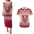 Austria Christmas Couples Matching Puletasi Dress and Hawaiian Shirt Krampus Xmas Pattern - Wonder Print Shop