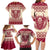 Austria Christmas Family Matching Long Sleeve Bodycon Dress and Hawaiian Shirt Krampus Xmas Pattern - Wonder Print Shop