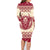 Austria Christmas Family Matching Long Sleeve Bodycon Dress and Hawaiian Shirt Krampus Xmas Pattern - Wonder Print Shop