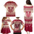 Austria Christmas Family Matching Puletasi Dress and Hawaiian Shirt Krampus Xmas Pattern - Wonder Print Shop