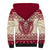 Austria Christmas Sherpa Hoodie Krampus Xmas Pattern - Wonder Print Shop