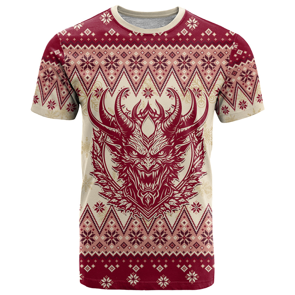 Austria Christmas T Shirt Krampus Xmas Pattern - Wonder Print Shop