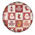 Ireland Christmas Spare Tire Cover Irish Celtic Xmas Patchwork Style - Wonder Print Shop