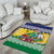 Saint Vincent and the Grenadines Christmas Area Rug Santa Vincent Parrot - Wonder Print Shop