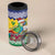 Saint Vincent and the Grenadines Christmas 4 in 1 Can Cooler Tumbler Santa Vincent Parrot - Wonder Print Shop