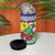 Saint Vincent and the Grenadines Christmas 4 in 1 Can Cooler Tumbler Santa Vincent Parrot - Wonder Print Shop