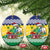 Saint Vincent and the Grenadines Christmas Ceramic Ornament Santa Vincent Parrot - Wonder Print Shop