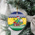 Saint Vincent and the Grenadines Christmas Ceramic Ornament Santa Vincent Parrot - Wonder Print Shop