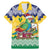 Personalized Saint Vincent and the Grenadines Christmas Family Matching Mermaid Dress and Hawaiian Shirt Santa Vincent Parrot - Wonder Print Shop