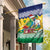 Saint Vincent and the Grenadines Christmas Garden Flag Santa Vincent Parrot - Wonder Print Shop