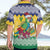 Personalized Saint Vincent and the Grenadines Christmas Hawaiian Shirt Santa Vincent Parrot - Wonder Print Shop