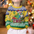 Saint Vincent and the Grenadines Christmas Kid Ugly Christmas Sweater Santa Vincent Parrot - Wonder Print Shop