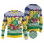 Saint Vincent and the Grenadines Christmas Ugly Christmas Sweater Santa Vincent Parrot - Wonder Print Shop