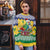 Saint Vincent and the Grenadines Christmas Ugly Christmas Sweater Santa Vincent Parrot - Wonder Print Shop