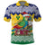 Personalized Saint Vincent and the Grenadines Christmas Polo Shirt Santa Vincent Parrot