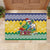 Saint Vincent and the Grenadines Christmas Rubber Doormat Santa Vincent Parrot - Wonder Print Shop