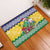 Saint Vincent and the Grenadines Christmas Rubber Doormat Santa Vincent Parrot - Wonder Print Shop