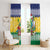 Saint Vincent and the Grenadines Christmas Window Curtain Santa Vincent Parrot - Wonder Print Shop