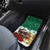 Morocco Christmas Car Mats Santa Lion With Rose Xmas Vibe - Wonder Print Shop