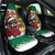 Morocco Christmas Car Seat Cover Santa Lion With Rose Xmas Vibe - Wonder Print Shop