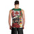 Morocco Christmas Men Tank Top Santa Lion With Rose Xmas Vibe - Wonder Print Shop