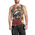 Morocco Christmas Men Tank Top Santa Lion With Rose Xmas Vibe - Wonder Print Shop