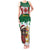 Morocco Christmas Tank Maxi Dress Santa Lion With Rose Xmas Vibe - Wonder Print Shop