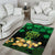 Ireland St Patrick's Day Area Rug Irish Shamrocks Leprechaun