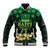 Ireland St Patrick's Day Baseball Jacket Irish Shamrocks Leprechaun