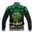 Ireland St Patrick's Day Baseball Jacket Irish Shamrocks Leprechaun