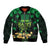 Ireland St Patrick's Day Bomber Jacket Irish Shamrocks Leprechaun