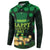 Ireland St Patrick's Day Button Sweatshirt Irish Shamrocks Leprechaun