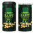 Ireland St Patrick's Day 4 in 1 Can Cooler Tumbler Irish Shamrocks Leprechaun