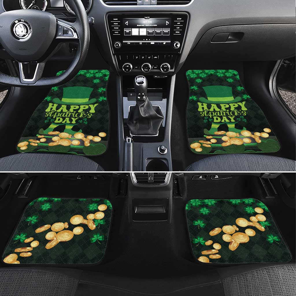 Ireland St Patrick's Day Car Mats Irish Shamrocks Leprechaun