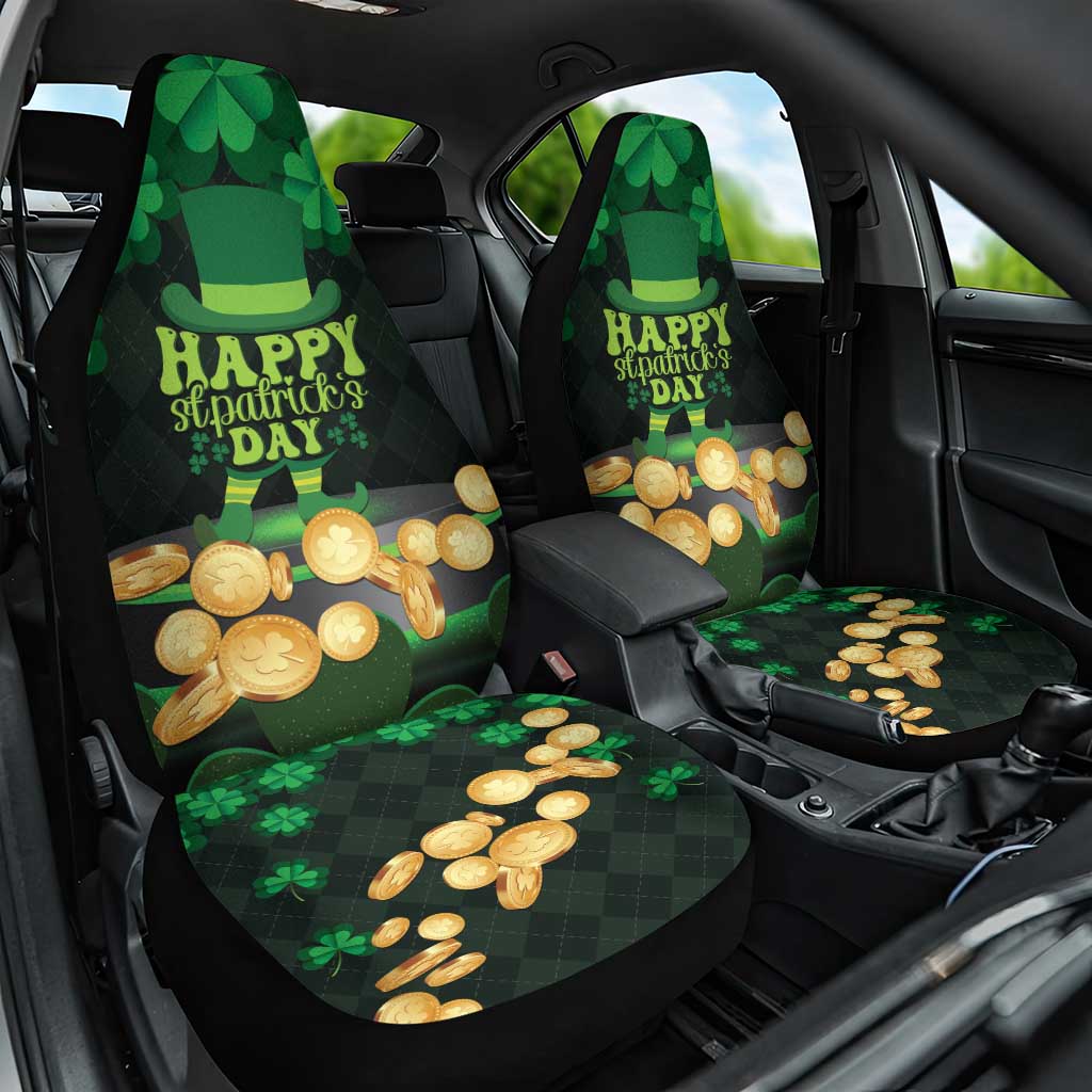 Ireland St Patrick's Day Car Seat Cover Irish Shamrocks Leprechaun