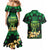 Ireland St Patrick's Day Couples Matching Mermaid Dress and Hawaiian Shirt Irish Shamrocks Leprechaun