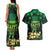 Ireland St Patrick's Day Couples Matching Tank Maxi Dress and Hawaiian Shirt Irish Shamrocks Leprechaun