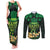 Ireland St Patrick's Day Couples Matching Tank Maxi Dress and Long Sleeve Button Shirt Irish Shamrocks Leprechaun