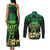 Ireland St Patrick's Day Couples Matching Tank Maxi Dress and Long Sleeve Button Shirt Irish Shamrocks Leprechaun