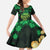 Ireland St Patrick's Day Family Matching Long Sleeve Bodycon Dress and Hawaiian Shirt Irish Shamrocks Leprechaun - Wonder Print Shop