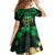 Ireland St Patrick's Day Family Matching Long Sleeve Bodycon Dress and Hawaiian Shirt Irish Shamrocks Leprechaun - Wonder Print Shop