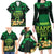 Ireland St Patrick's Day Family Matching Long Sleeve Bodycon Dress and Hawaiian Shirt Irish Shamrocks Leprechaun - Wonder Print Shop